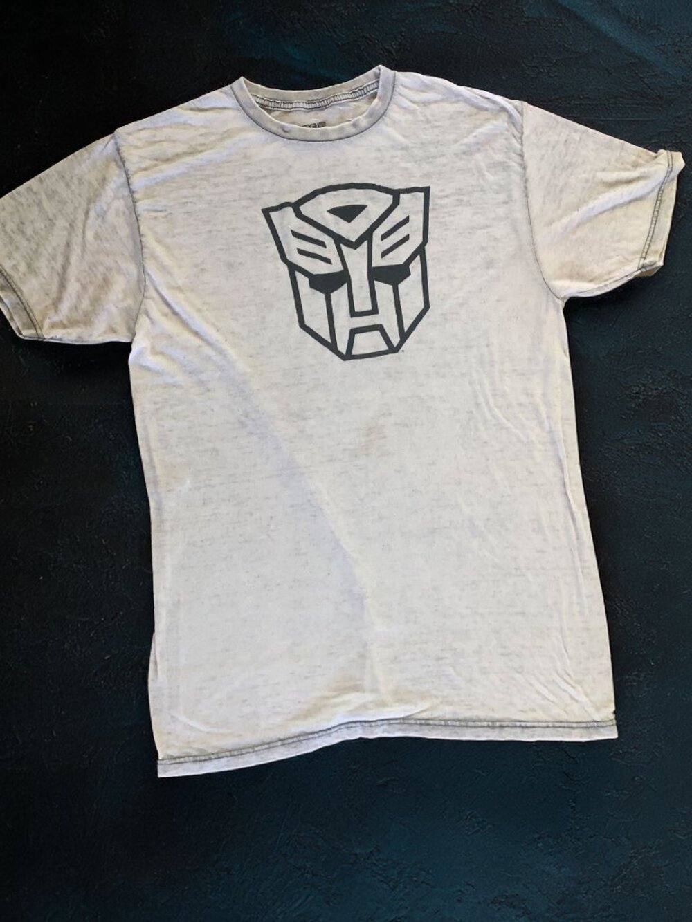 Transformers Gray Light Weight Crewneck Tee Shirt Size Large